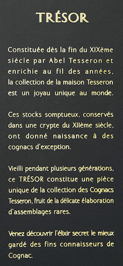 TESSERON COGNAC TRÉSOR